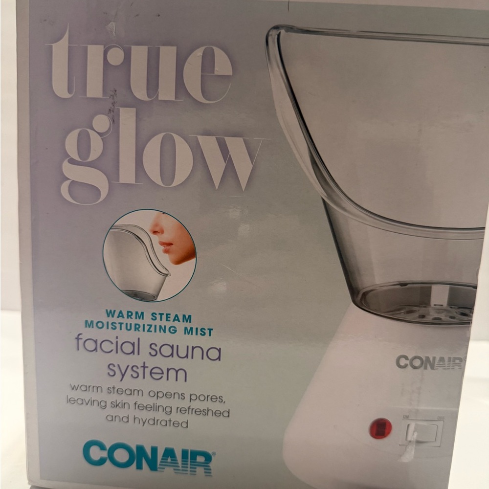 Conair True Glow Warm Steam Facial Sauna System - Clear/White